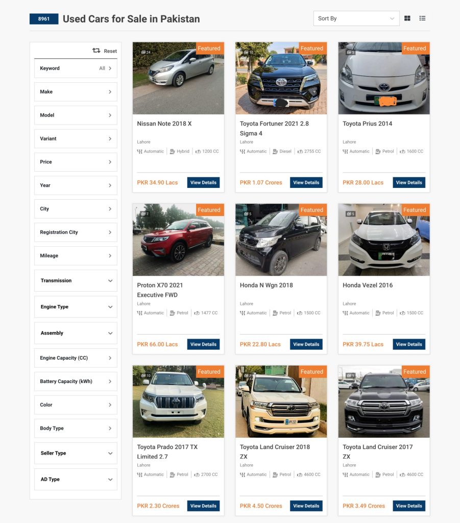 Search Car’s Models Online and at Local Dealers