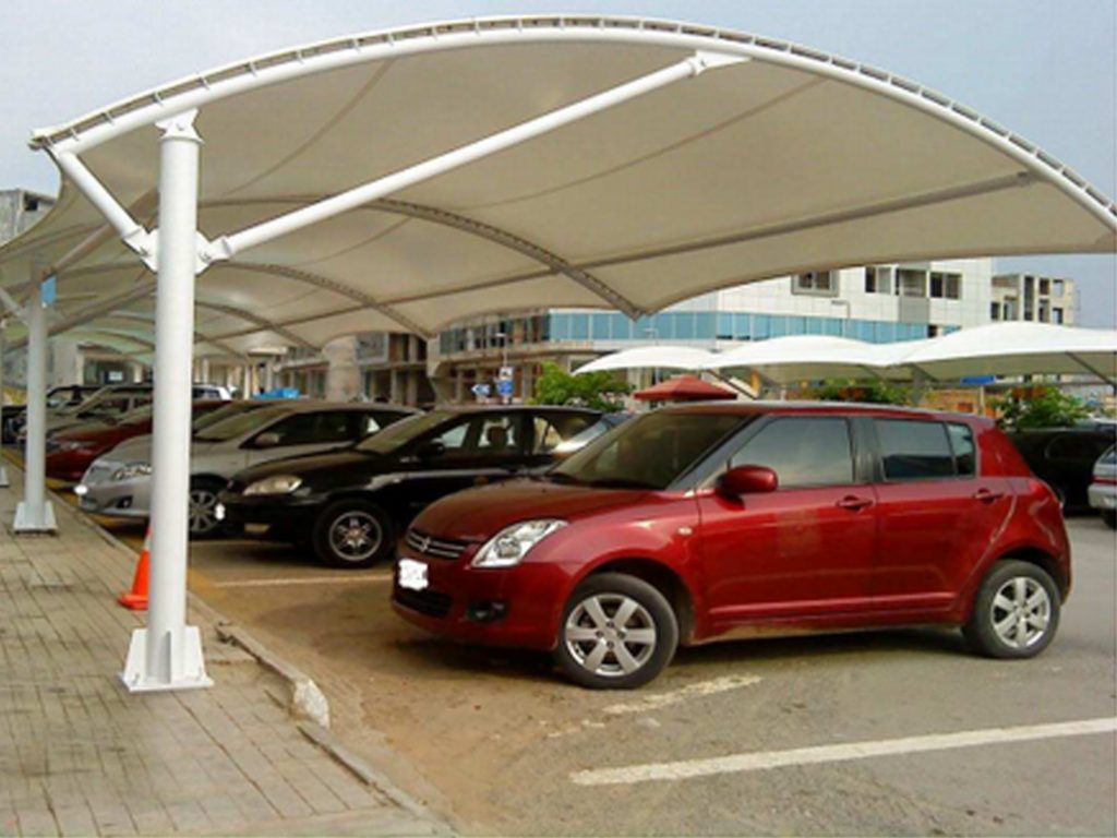 Car parking under shade