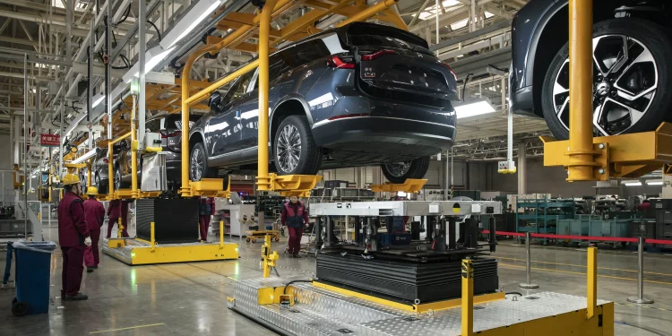 Chinese EV Maker Gain on major international carmakers