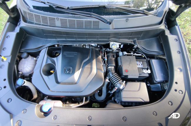 Engine and Transmission Under the Hood