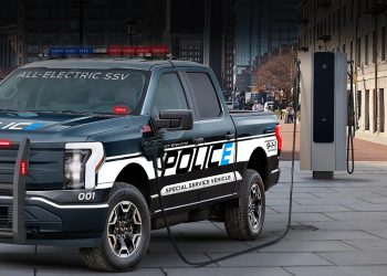 Ford unveiled Electric Pickup Truck developed For Police