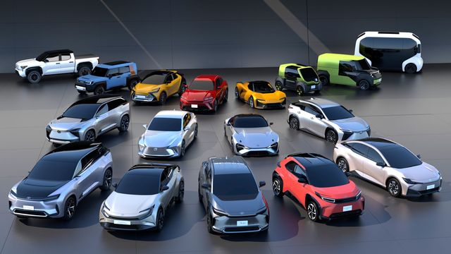 Toyota EVs lineup