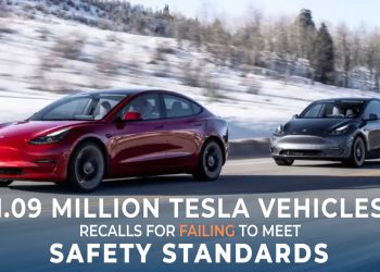 1.09Million Tesla Vehicles Recalls For Failing To Meet Safety Standards
