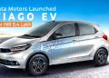 Tata Motors Launched Tiago EV For INR 8.4 Lakh,.