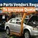 Auto Parts Vendors Request To Increase quota for import of CKD parts
