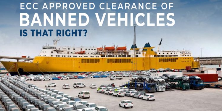 Is ECC Approved clearance of Banned Vehicles