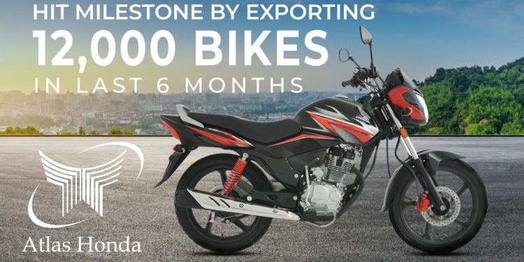 Atlas Honda Hit Milestone By Exporting 12,000 Bikes In Last 6 Months
