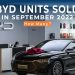 How Many Units Did BYD Sold In September