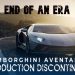Lamborghini Aventador Production Discontinued – End Of An Era