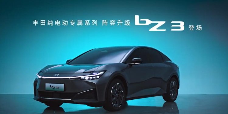 Toyota Officially Launched the bZ3 EV in China