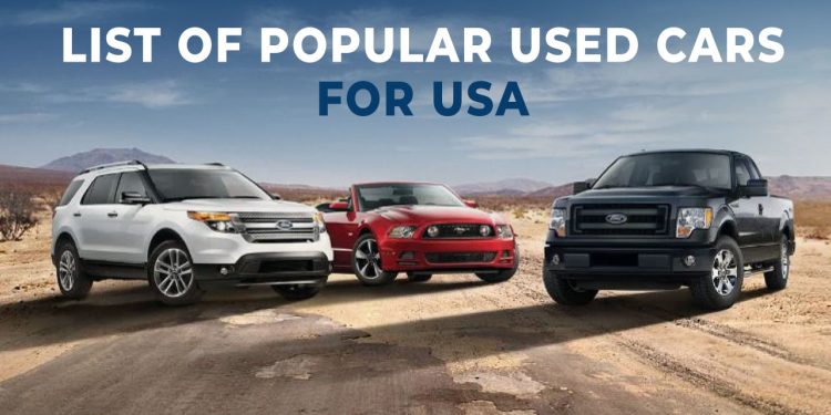 List Of Popular Used Cars For USA