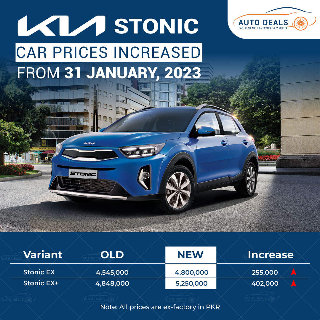 KIA Stonic New Prices 2023