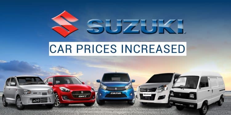 Suzuki Car Prices Increased Suzuki Car Prices In Pakistan 2023