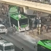 Karachi Green Line Bus Accident Several Injured
