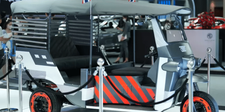 Audi’s Electric Rickshaw Showcased At Thai Motor Expo