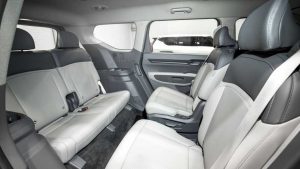 KIA EV 9 180 degrees seat rotation