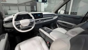KIA EV 9 Interior side look