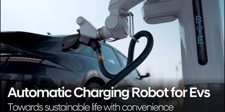 KIA and Hyundai Develop a Robot (ACR) For Hands-Free EV Charging