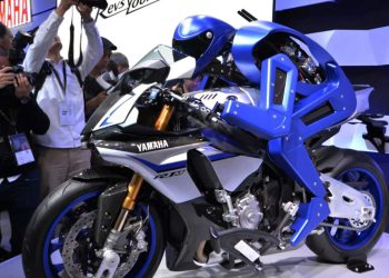 Yamaha First Robot Riding A High-Speed Racing Motorbike
