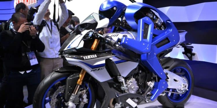 Yamaha First Robot Riding A High-Speed Racing Motorbike