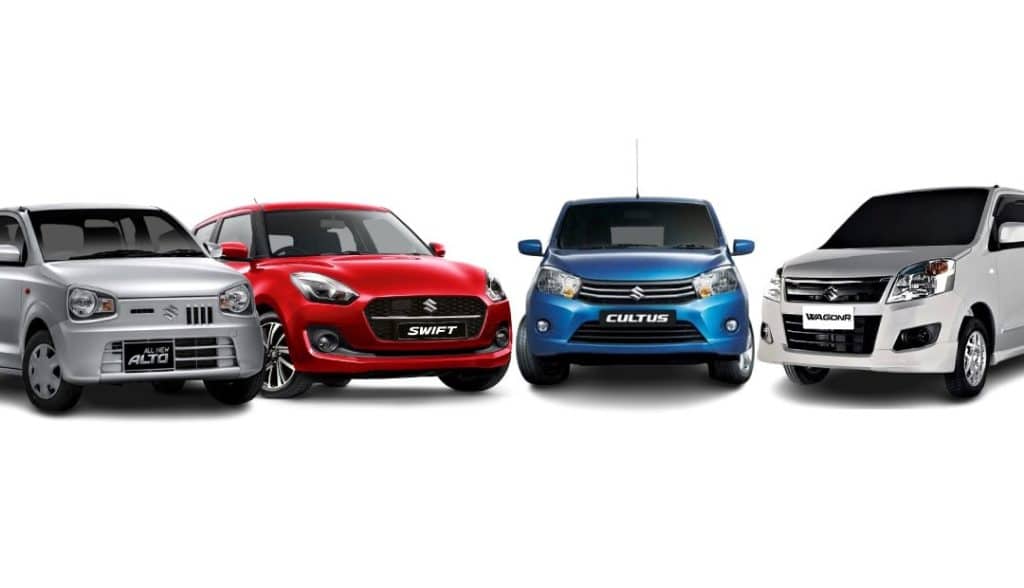 Suzuki cars fuel tank capacity and mileage