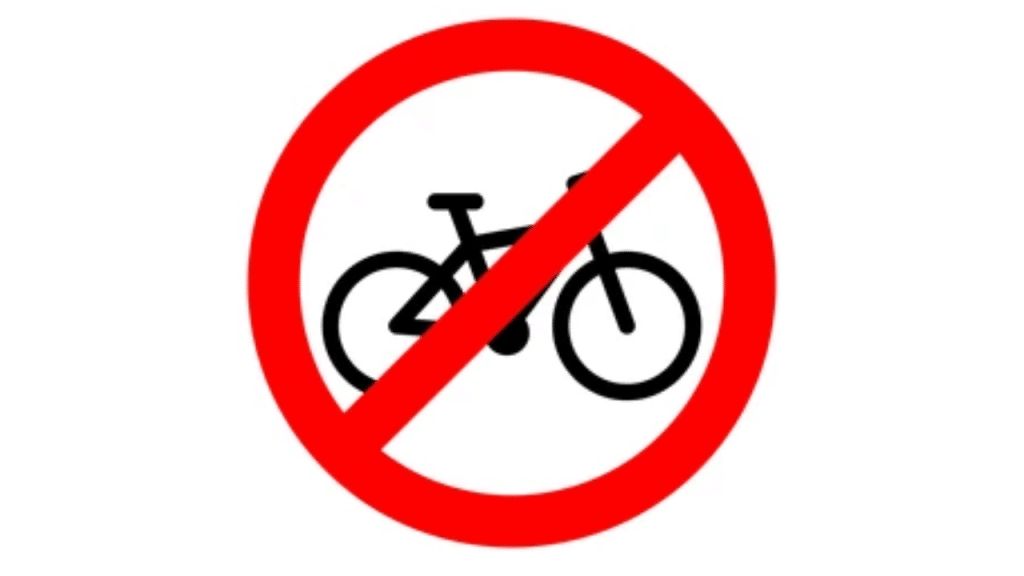 No Entry for Cycle and Motorcycle