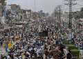 Roads Are Blocked In Lahore Due To Protest