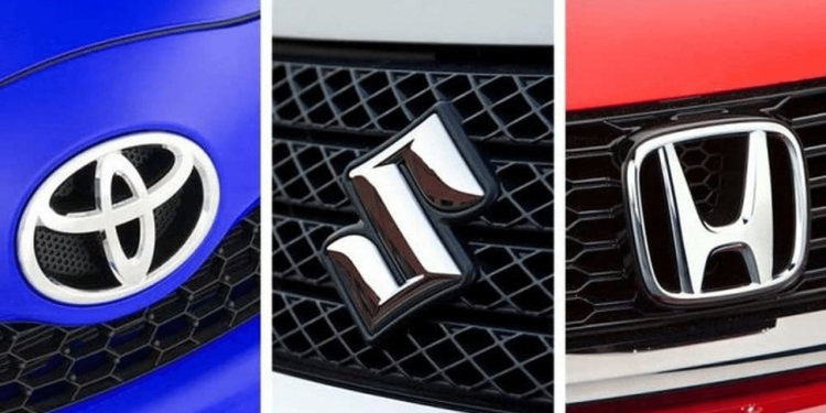 Toyota Cars Sold Record Impressive Than Suzuki and Honda