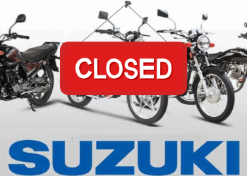 Suzuki Motorbikes And Cars Plant Shut Down