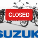 Suzuki Motorbikes And Cars Plant Shut Down