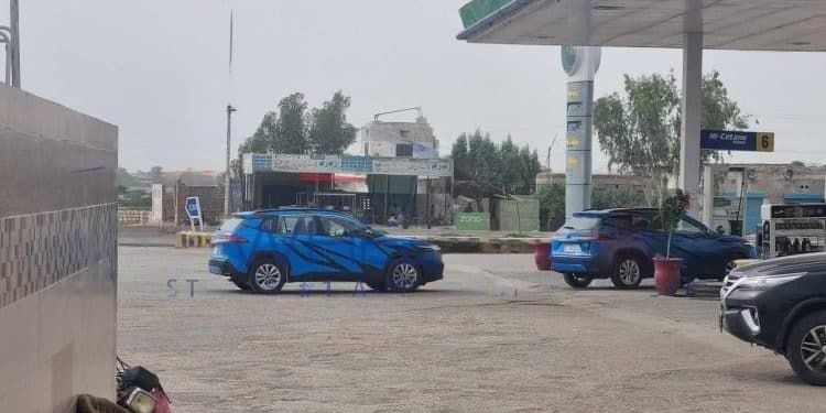 Corolla Cross Locally Assembled Test Model Spotted