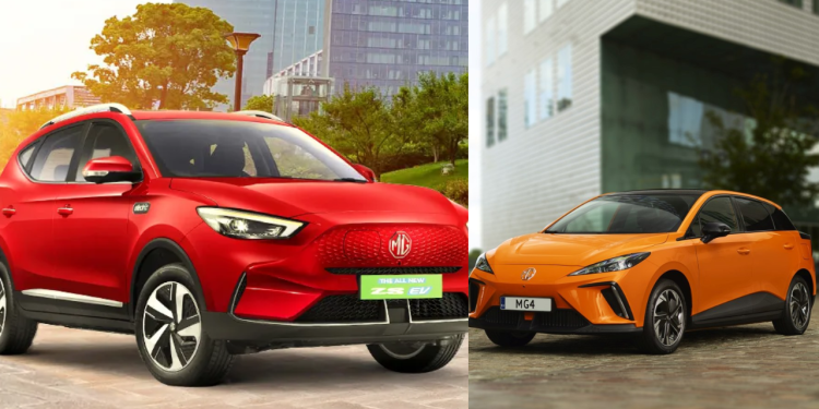 MG Motors Announced MG4 EV And MG ZS EV Price