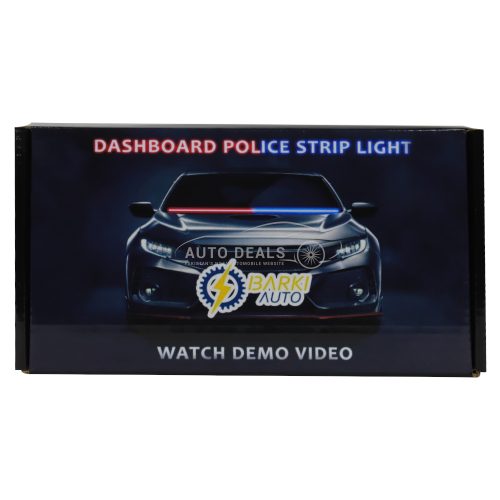 Barki Auto Dashboard Police Strip Light