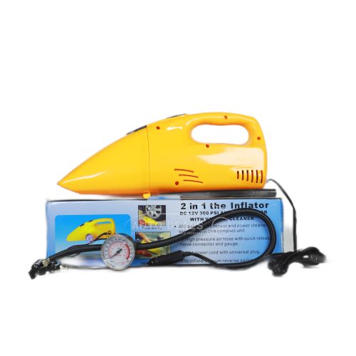 2 in 1 the inflator Dc 12v With Vacuum and Cleaner