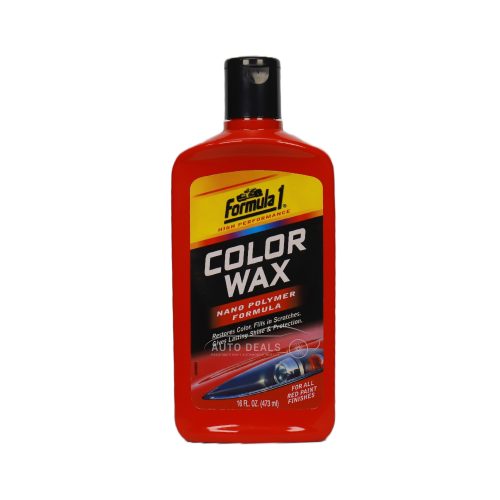 Formula 1 High Performance Color Wax Nano Polymer Formula Red 473ml