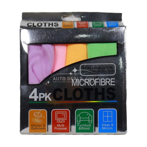 Microfiber 4Pk Cloths